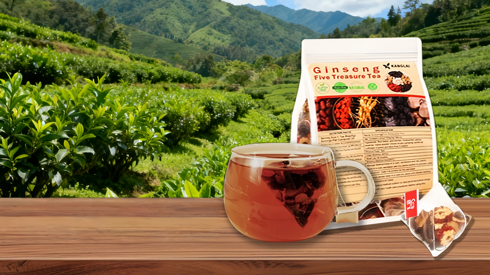 Amazon.com : Ginseng Five Treasures Tea - 30 Bags Kidney Cleanse